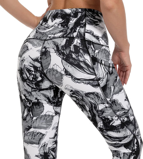 Women High Waisted Stretchy Leggings with Pockets Buttery Soft Workout Yoga Pants